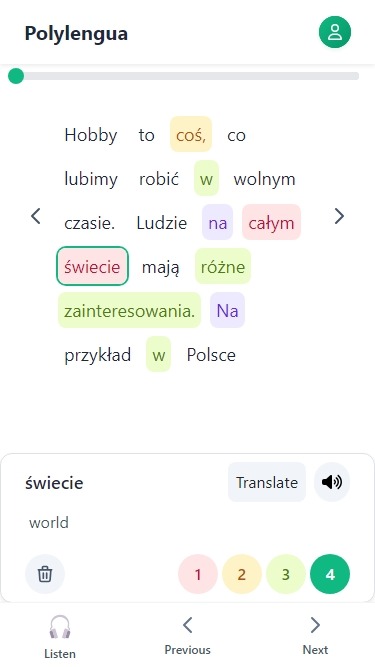 Add language interface