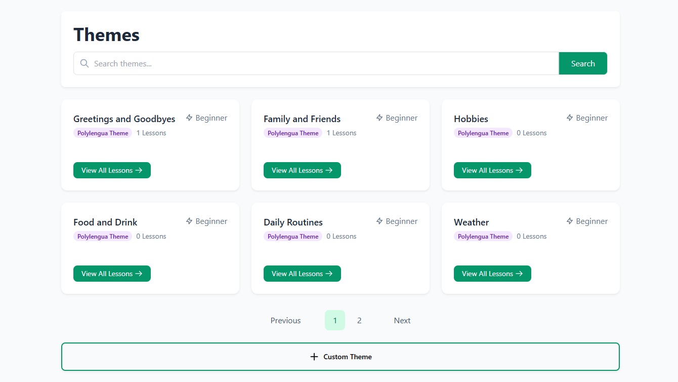 Add language interface